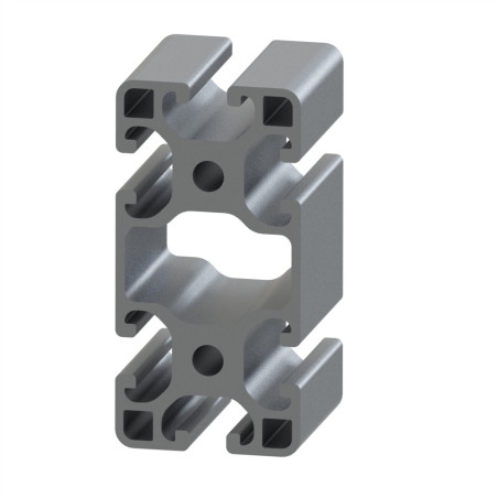 Profilé aluminium (Coupe max 6 m) – Rainure 8 mm – Section 80x40 mm - léger - Elcom shop