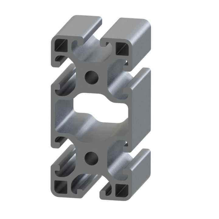 Profilé aluminium (Coupe max 6 m) – Rainure 8 mm – Section 80x40 mm - léger - Elcom shop