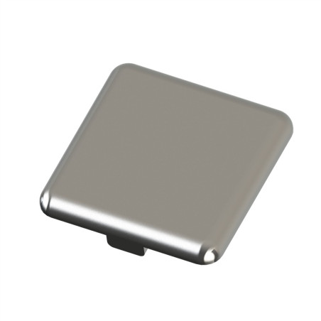 Embout profilé aluminium – Rainure 6 mm – Section 30x30 mm - Gris - Elcom shop