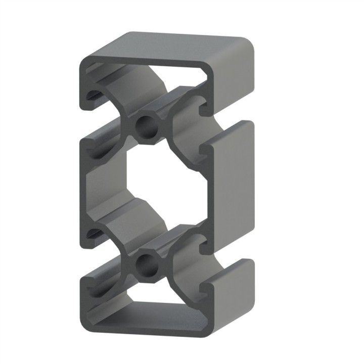 Profilé aluminium (Coupe max 6 m) – 8 mm – 80x40 mm – 2N180 - Economique - Elcom shop