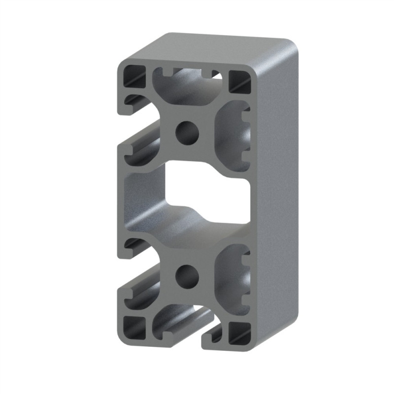 Profilé aluminium (coupe max 6 m) – Rainure 8 mm – Section 80x40 mm - 3N90 - léger - Elcom shop