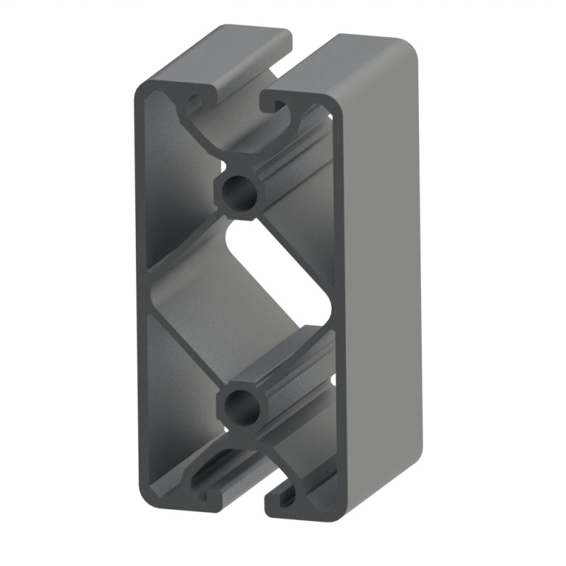 Profilé aluminium (Coupe max 6 m) – 8 mm – 80x40 mm – 4N180 - Economique - Elcom shop