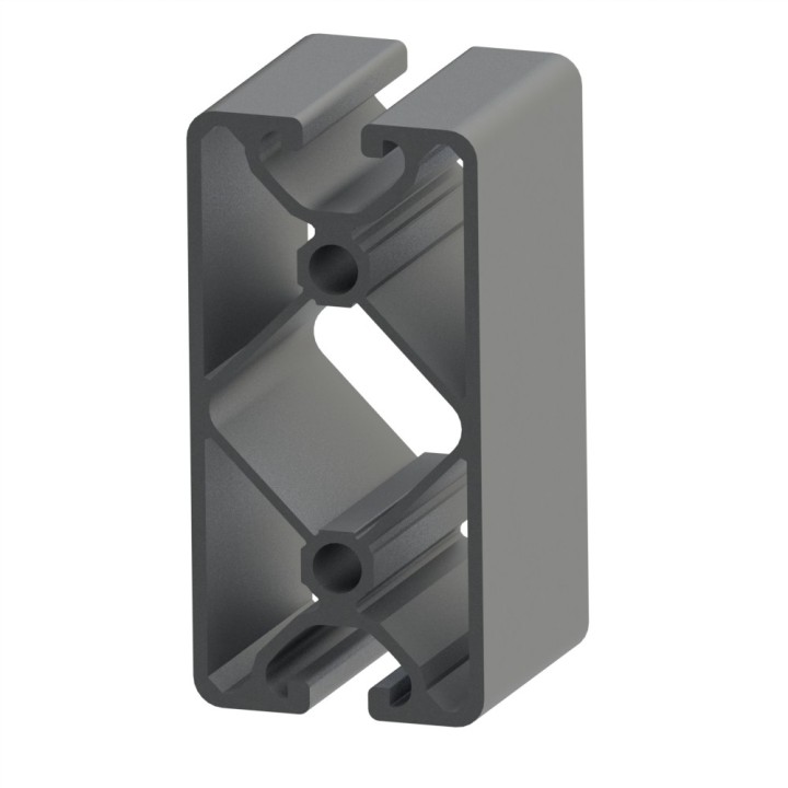 Profilé aluminium (Coupe max 6 m) – 8 mm – 80x40 mm – 4N180 - Economique - Elcom shop