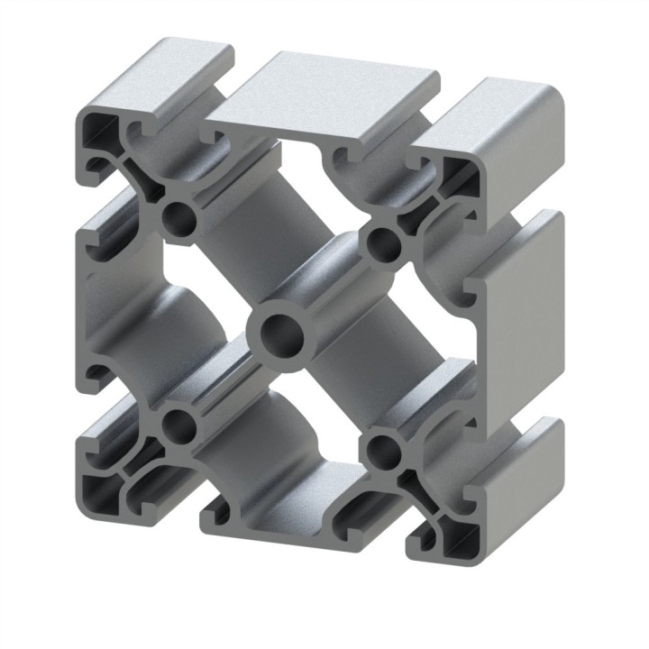 Profilé aluminium (Coupe max 6 m) – 8 mm – 80x80 mm – Economique - Elcom shop