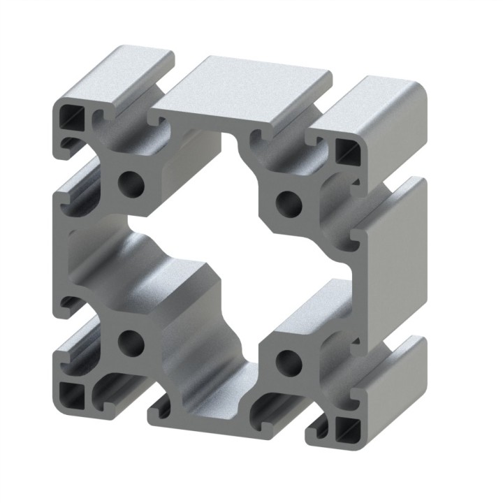 Profilé aluminium (Coupe max 6 m) – Rainure 8 mm – Section 80x80 mm - léger - Elcom shop