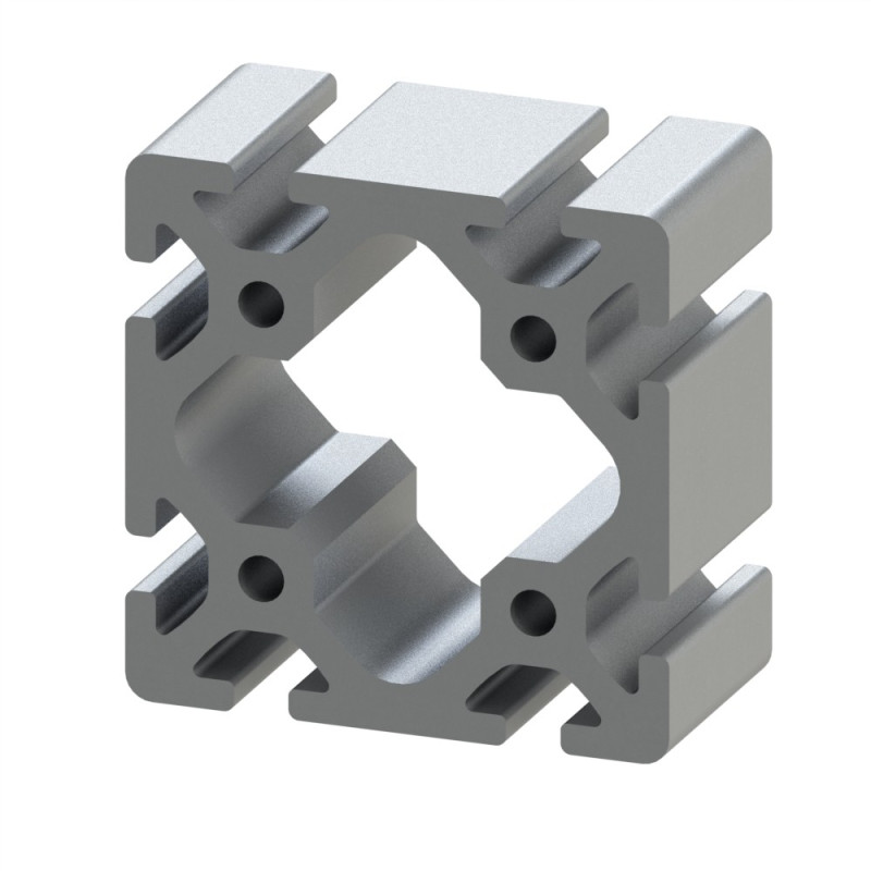 Profilé aluminium (Coupe max 6 m) – Rainure 8 mm – Section 80x80 mm - Lourd - Elcom shop