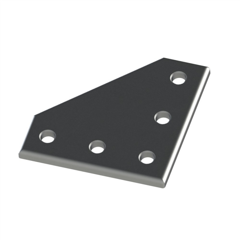 Plaque d’assemblage profilé aluminium – Section 60x60 mm – LV1 - Elcom shop