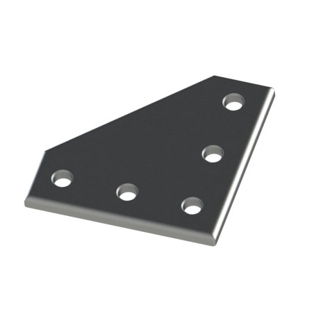 Plaque d’assemblage profilé aluminium – Section 60x60 mm – LV1 - Elcom shop