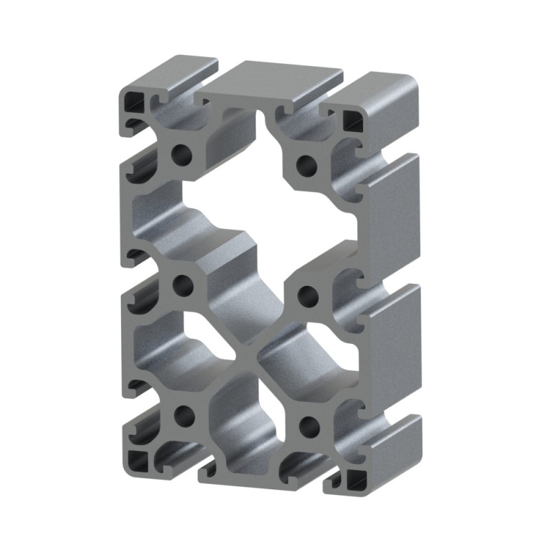 Profilé aluminium (Coupe max 6 m) – Rainure 8 mm – Section 120x80 mm-Léger - Elcom shop