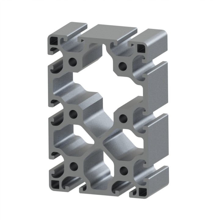 Profilé aluminium (Coupe max 6 m) – Rainure 8 mm – Section 120x80 mm-Léger - Elcom shop