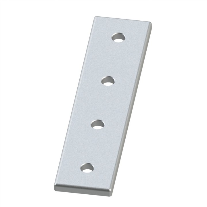 Plaque d’assemblage profilé aluminium – Section 45x180 mm – V4 - Elcom shop