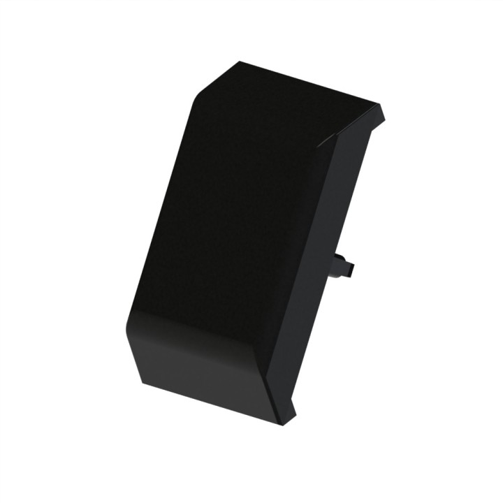 Cache équerre profilé aluminium – Rainure 5 mm – Section 20x20 mm - Elcom shop