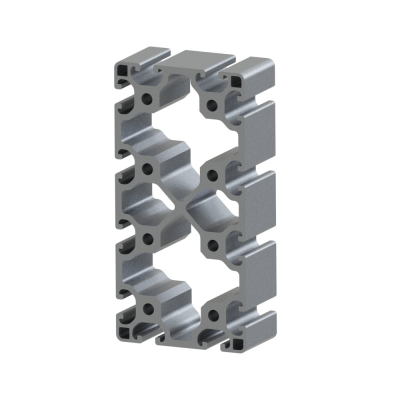 Profilé aluminium (Coupe max 6 m) – Rainure 8 mm – 160x80 mm - Léger - Elcom shop