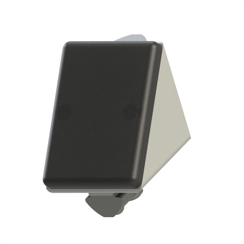 Kit équerre profilé aluminium – Rainure 5 mm – Section 20x20x20 mm - Elcom shop