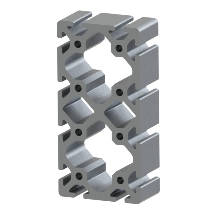 Profilé aluminium (Coupe max 6 m) – Rainure 8 mm – 160x80 mm - Lourd - Elcom shop