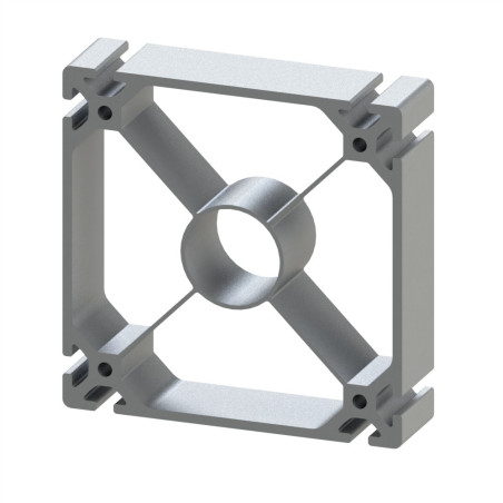 Profilé aluminium (Coupe max 6 m) – Rainure 8 mm – 160x160 mm  - 8EN - Elcom shop