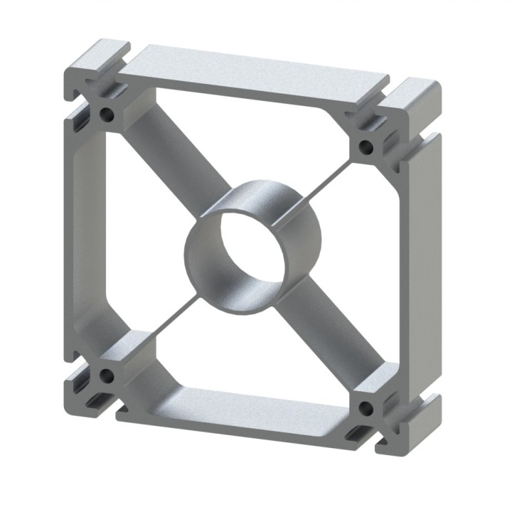 Profilé aluminium (Coupe max 6 m) – Rainure 8 mm – 160x160 mm  - 8EN - Elcom shop