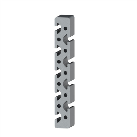 Profilé aluminium (Coupe max 6 m) – Rainure 8 mm – 200x28 mm – Léger - Elcom shop