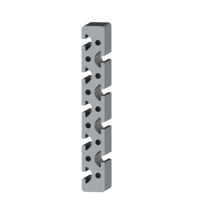 Profilé aluminium (Coupe max 6 m) – Rainure 8 mm – 200x28 mm – Léger - Elcom shop