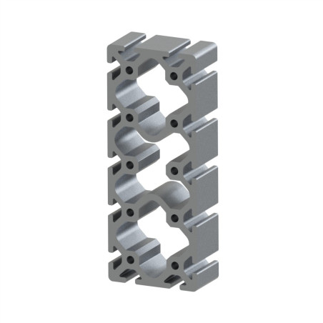 Profilé aluminium (Coupe max 6 m) – Rainure 8 mm – 200x80 mm – Lourd - Elcom shop