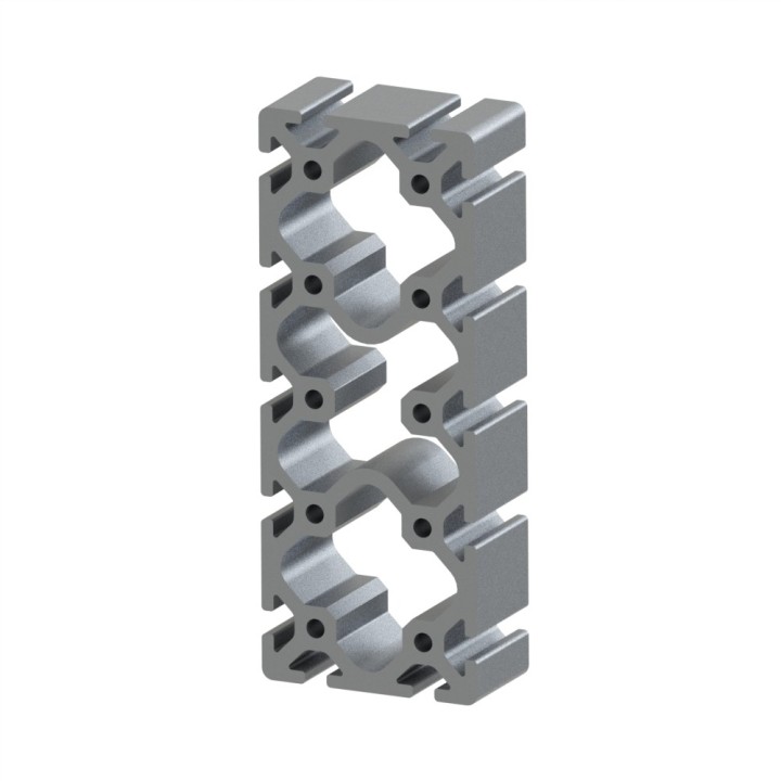 Profilé aluminium (Coupe max 6 m) – Rainure 8 mm – 200x80 mm – Lourd - Elcom shop