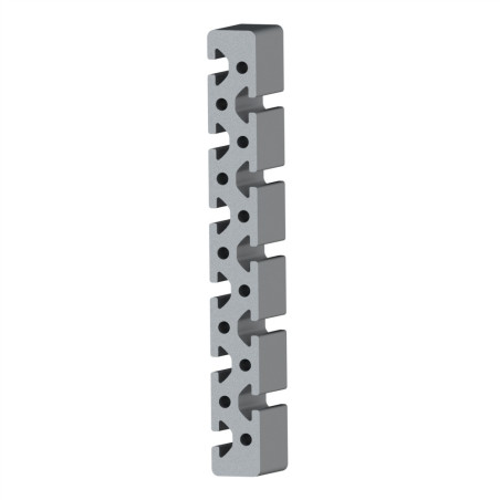 Profilé aluminium (Coupe max 6 m) – Rainure 8 mm – 240x28 mm – Lourd - Elcom shop