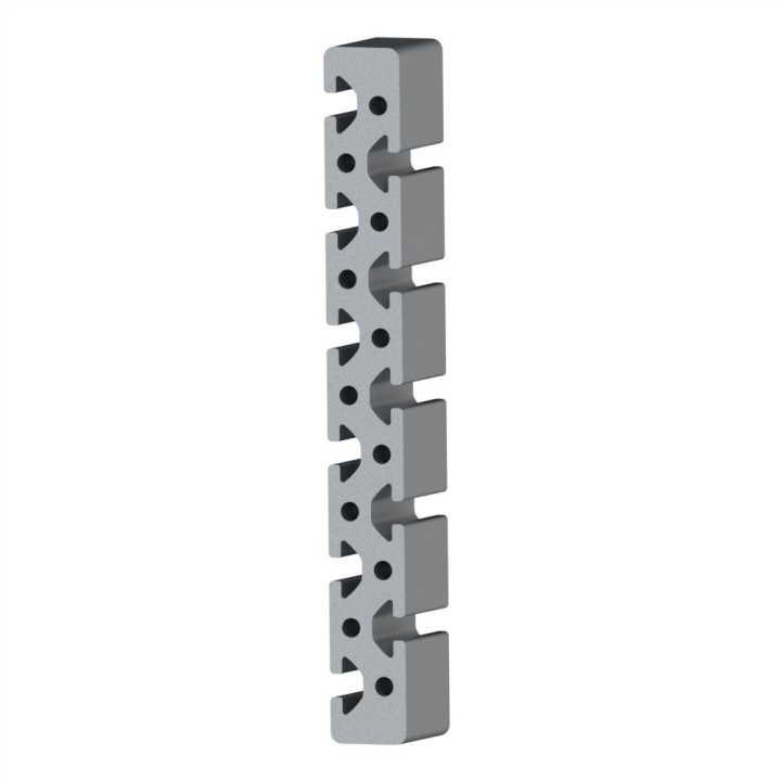 Profilé aluminium (Coupe max 6 m) – Rainure 8 mm – 240x28 mm – Lourd - Elcom shop
