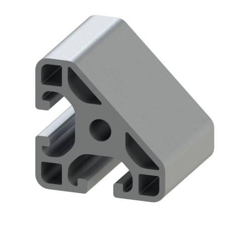 Profilé aluminium (Coupe max 6 m) – Rainure 8 mm – 40x40-45° – Léger - Elcom shop
