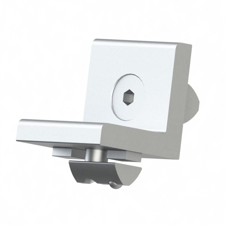 Kit équerre profilé aluminium – Rainure 8 mm – Section 40x40 mm - Elcom shop
