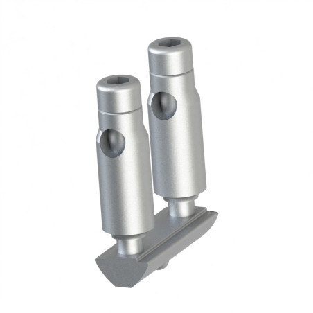 Fixation automatique profilé aluminium – Rainure 8 mm - 40 larg. 40 - Elcom shop