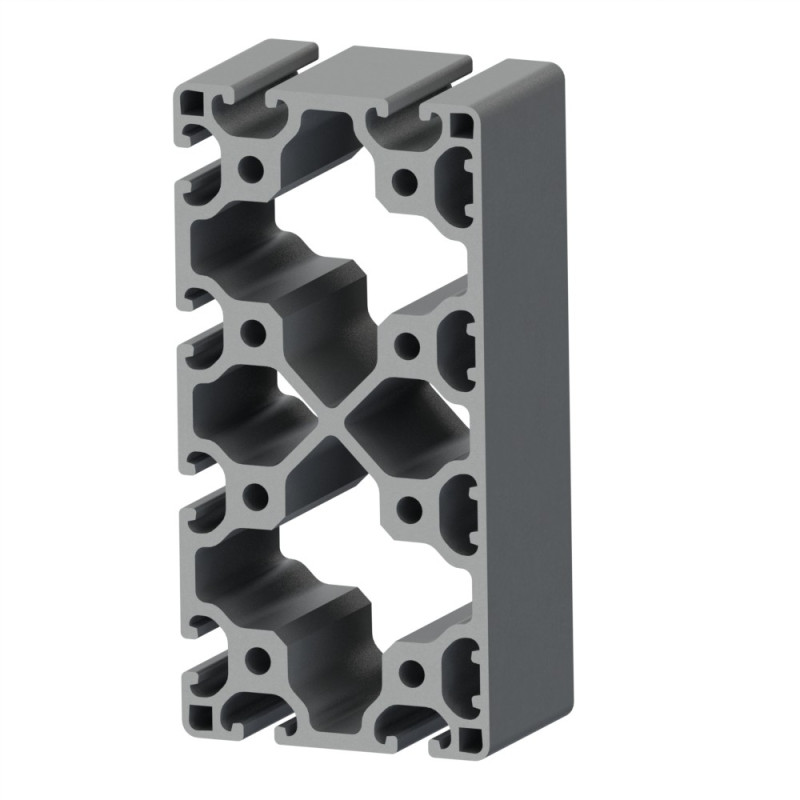 Profilé aluminium (Coupe max 6 m) – Rainure 8 mm – section 160x80 mm – 4N – léger - Elcom shop