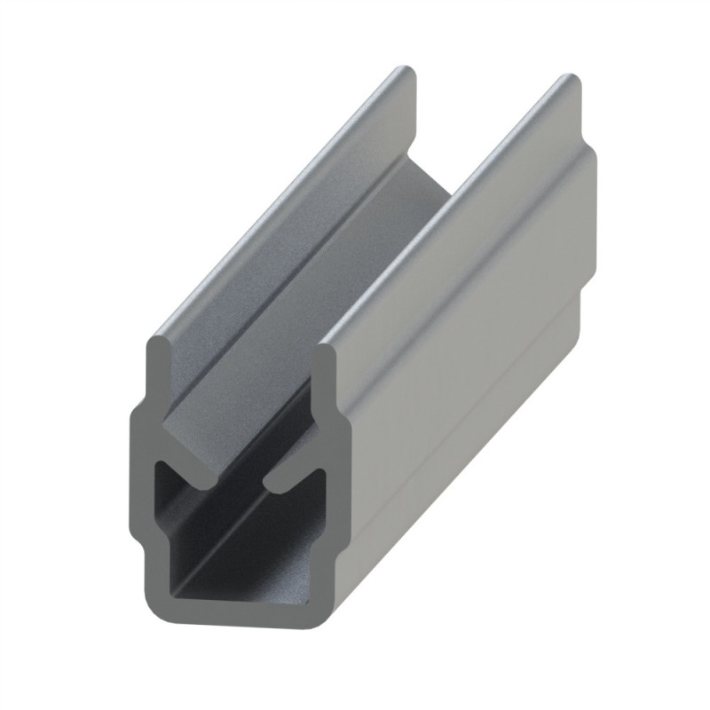 Profilé cache-rainure (Barre de 2 m) – U – 6mm - Incolore - Elcom shop