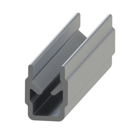 Profilé cache-rainure (Barre de 2 m) – U – 6mm - Incolore - Elcom shop