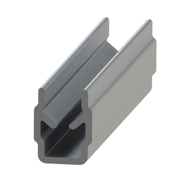 Profilé cache-rainure (Barre de 2 m) – U – 6mm - Incolore - Elcom shop