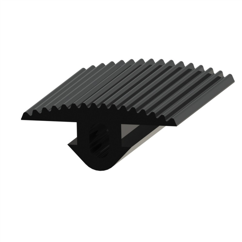 Profilé cache-rainure (Au rouleau de 20 m) - Rainure 8 mm - 32x4 mm - Antidérapant - Elcom shop