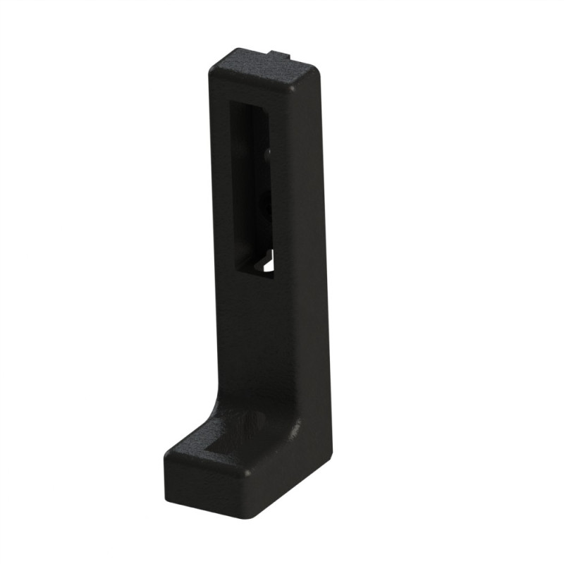 Ancrage fixation au sol profilé aluminium – Rainure 8 mm – 160x160 mm - Elcom shop