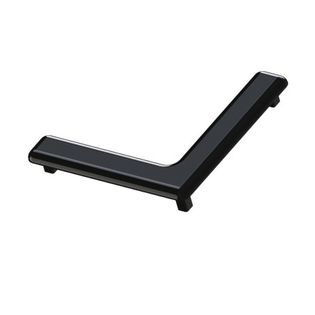 Embout profilé aluminium - Rainure 8 mm – Section W80x80 - E - Elcom shop