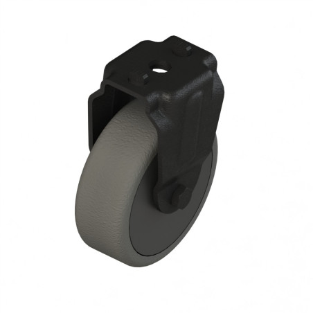 Roulette fixe profilé aluminium – D75 - Elcom shop
