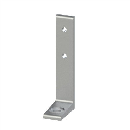 Equerre de fixation au sol profilé aluminium – Al - Simple - 30