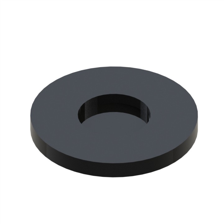 Patin pied profilé aluminium – D80