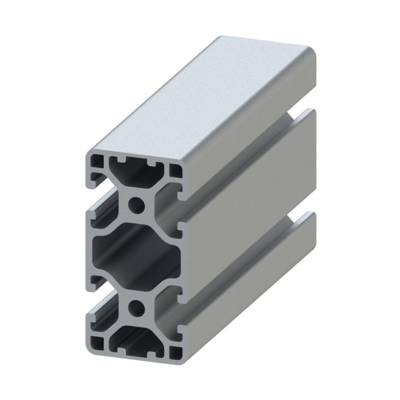 Profilé aluminium - Rainure 6 mm - Section 60x30 mm - 2N180 - Léger