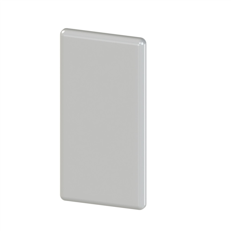 Embout profilé aluminium  – Rainure 6 mm – Section 30x30 mm - Gris