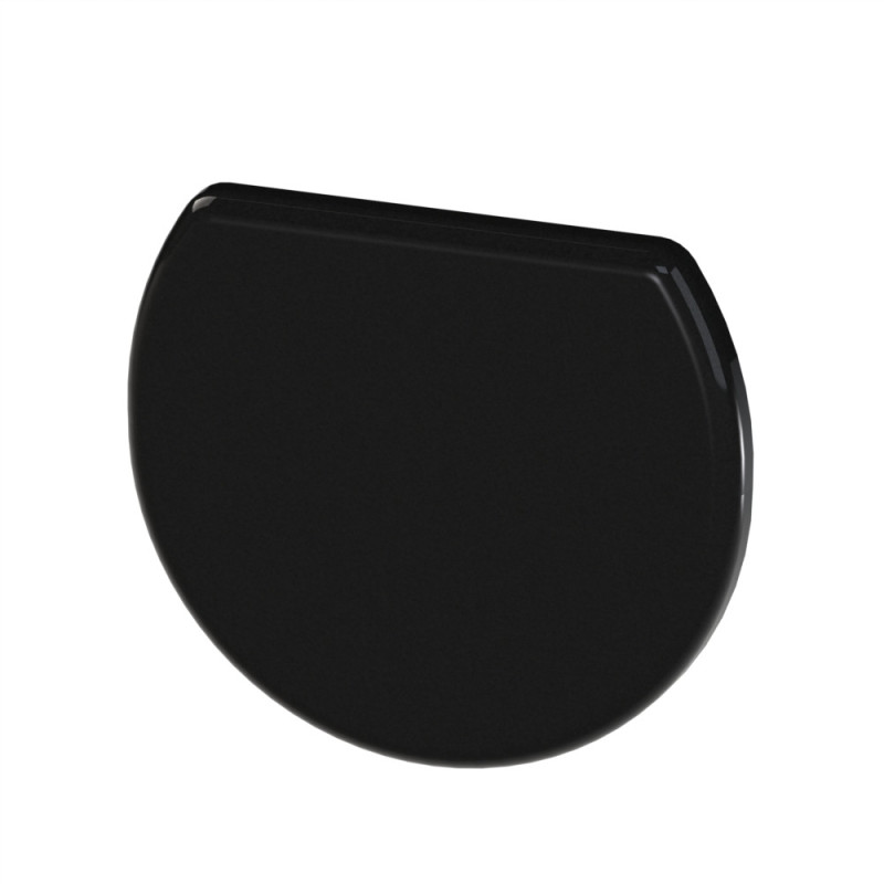 Embout profilé aluminium – Rainure 8 mm – Section R26-270° mm - Noir