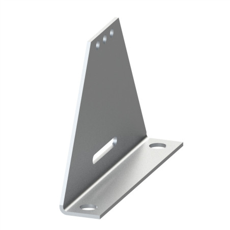 Pied réglable profilé aluminium – Rainure 8 mm – 240x160 mm