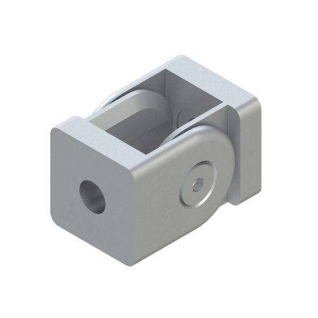 Articulation profilé aluminium – Rainure 5 mm – 20x20 mm