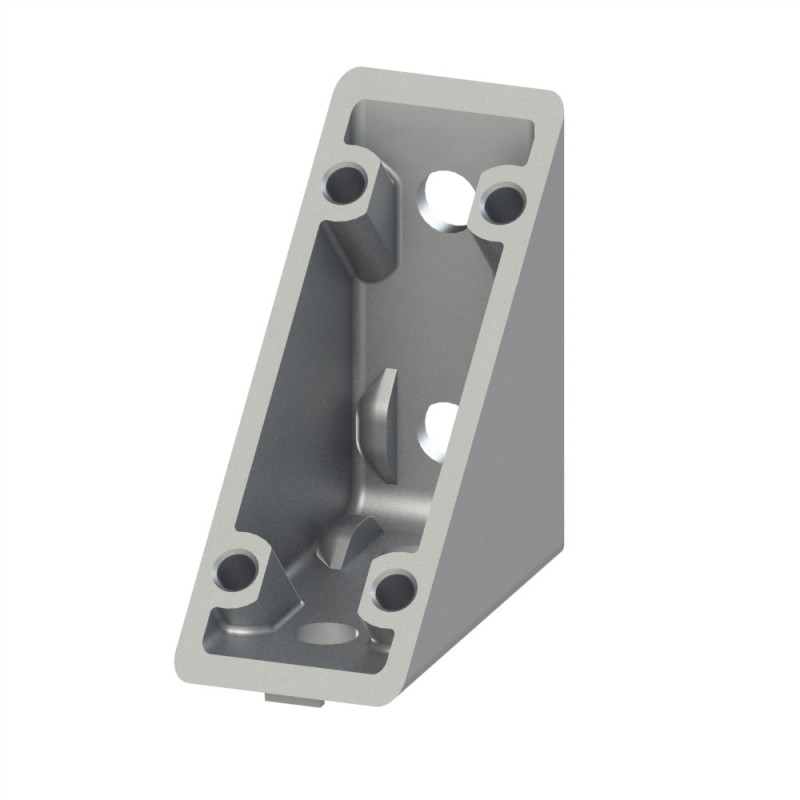 Equerre profilé aluminium – 5 mm - Section 40x40 mm - Zn