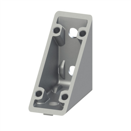 Equerre profilé aluminium – 5 mm - Section 40x40 mm - Zn