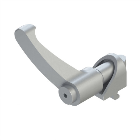 Equerre de bridage profilé aluminium – Rainure 5 mm - A poignée