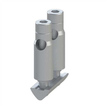 Fixation automatique profilé aluminium – Rainure 6 mm - 30 mm