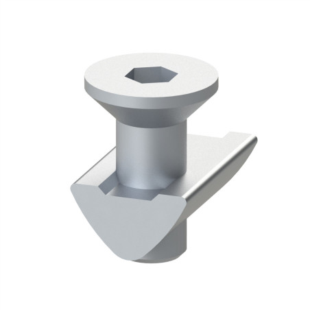 Kit fixation profilé aluminium – 6 mm - 3-5 mm - Avec vis Fhc M6